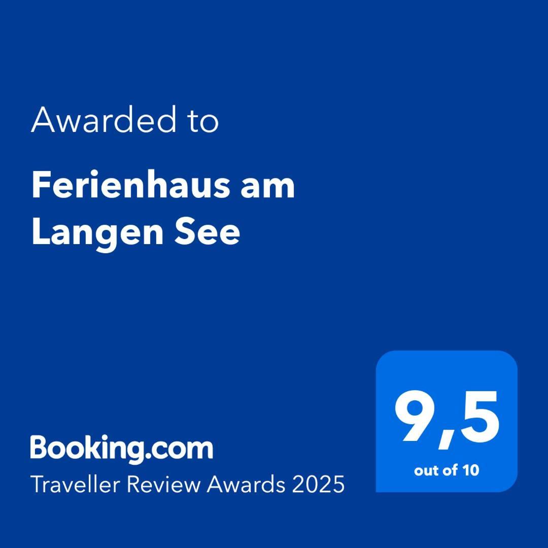 Ferienhaus Am Langen See Heidesee Bagian luar foto